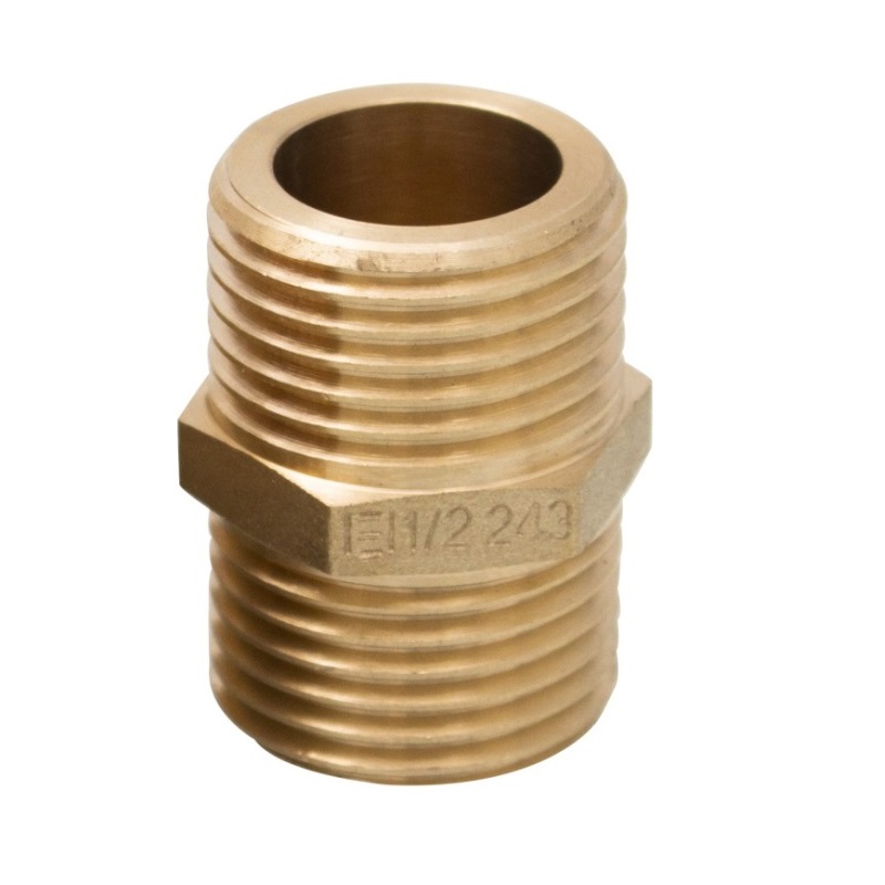 Mosadzná vsuvka krátka 1/2" - PN10