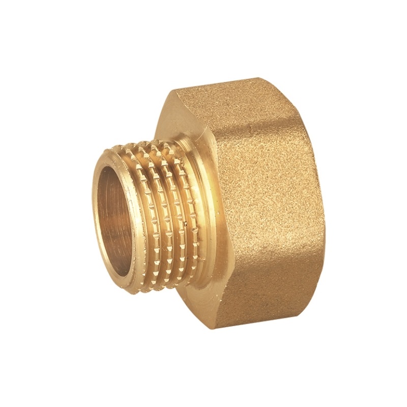 Mosadzná spojka redukovaná 1/2"x1" (vonk. x vnút. závit) - PN10