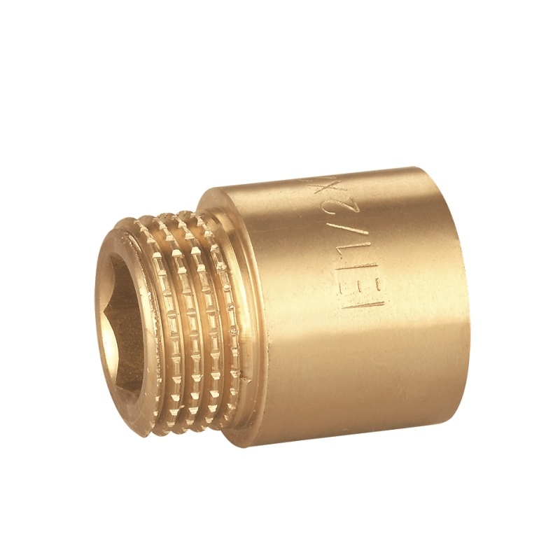 Mosadzné predĺženie 1/2"x50mm - PN10