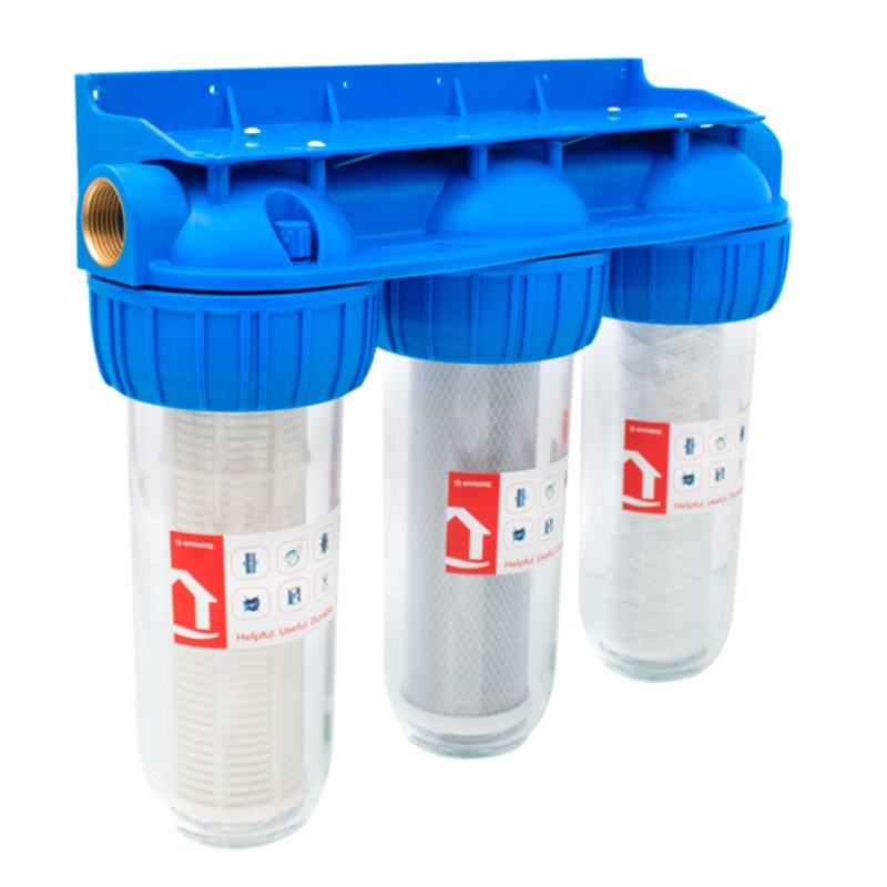 Trojitý filter 10" Everline EWY-3F11/10 s vložkami - 1"
