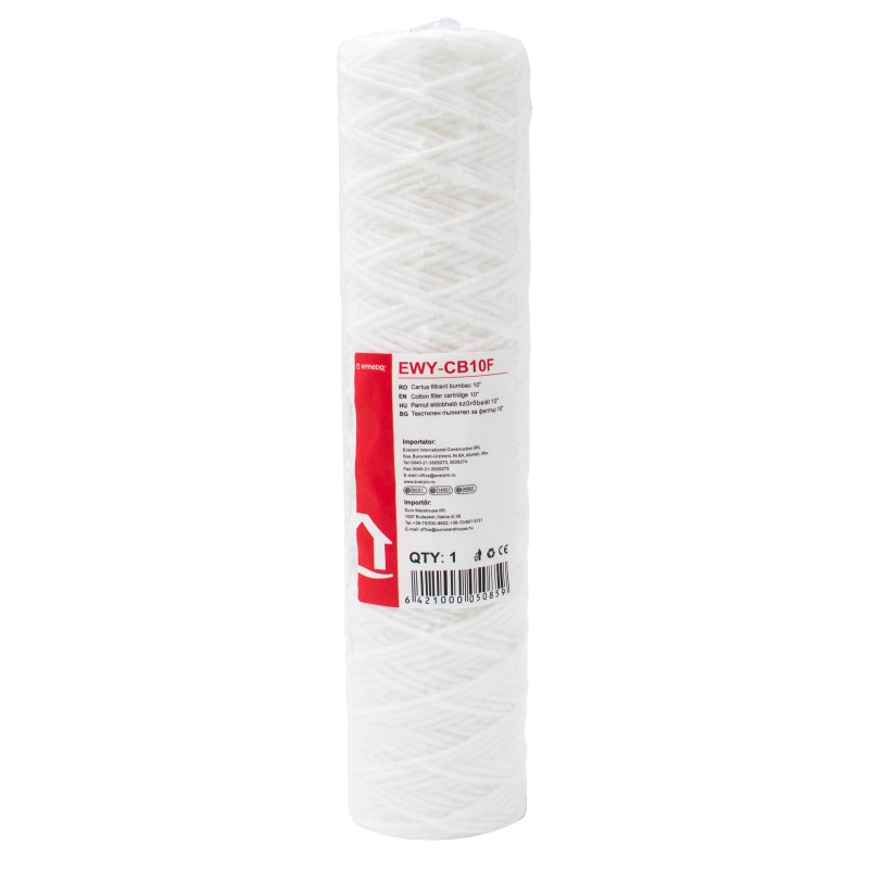 Filtračná vložka 10" Everline EWY-CB10F šnúra - 25 mcr