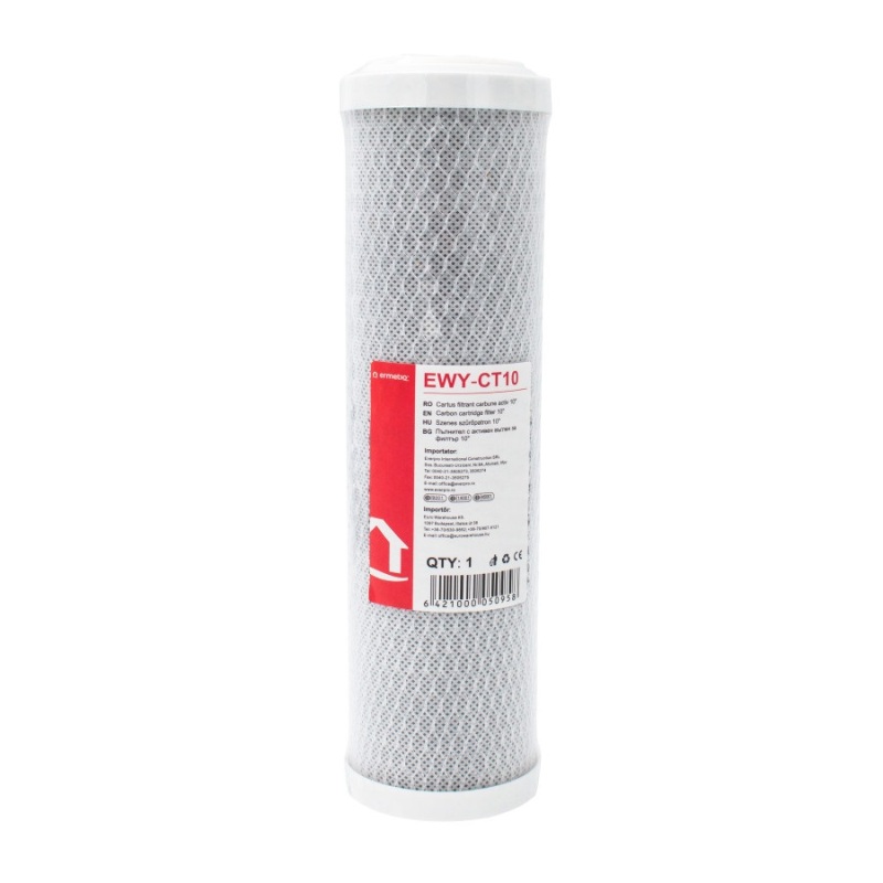 Filtračná vložka 10" Everline EWY-CT10 s aktívnym uhlím 5 mcr