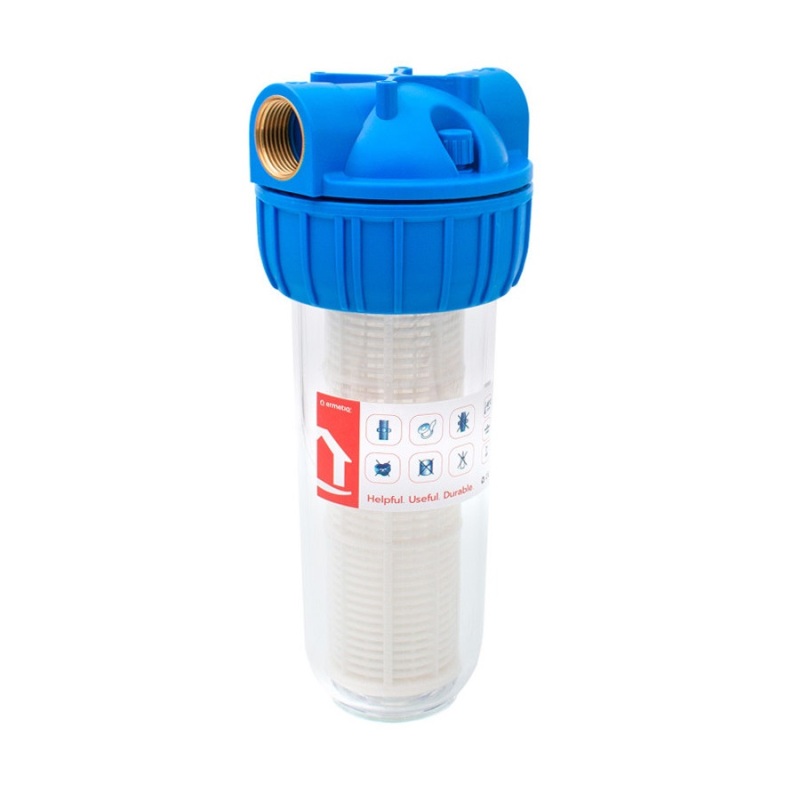 Filter 10” Everline EWY-F11/10S s umývateľnou filtračnou vložkou 50 mcr - 1"
