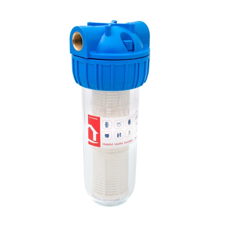 Filter 10” Everline EWY-F34/10S s umývateľnou filtračnou vložkou 50 mcr - 3/4”