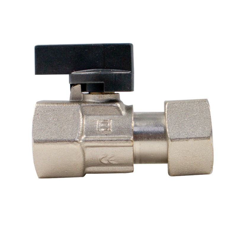 Guľový ventil 3/4" FF so šróbením, motýľ