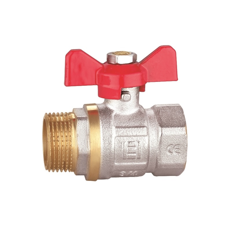 Guľový ventil 3/4" MF, motýľ - PN20
