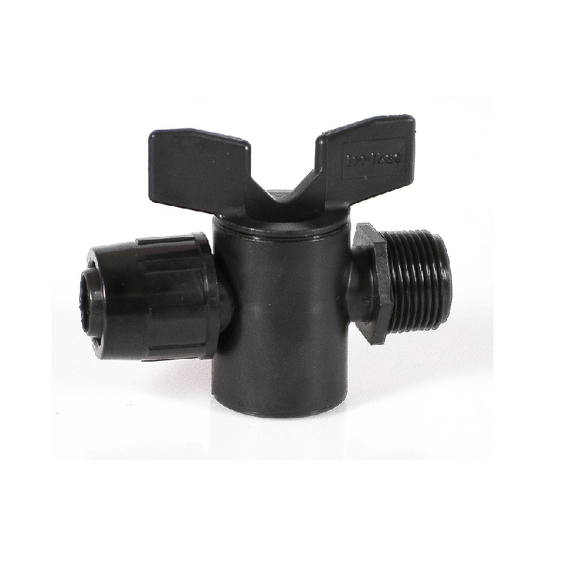 Ventil Quick joint s vonkajším závitom RME 20x3/4” - čierny