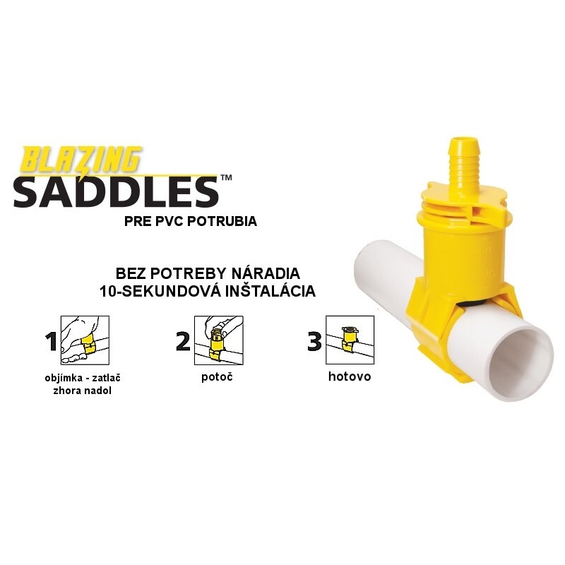 Samonavŕtavací pás EASY 32 mm s koncovkou na hadicu Swing Pipe