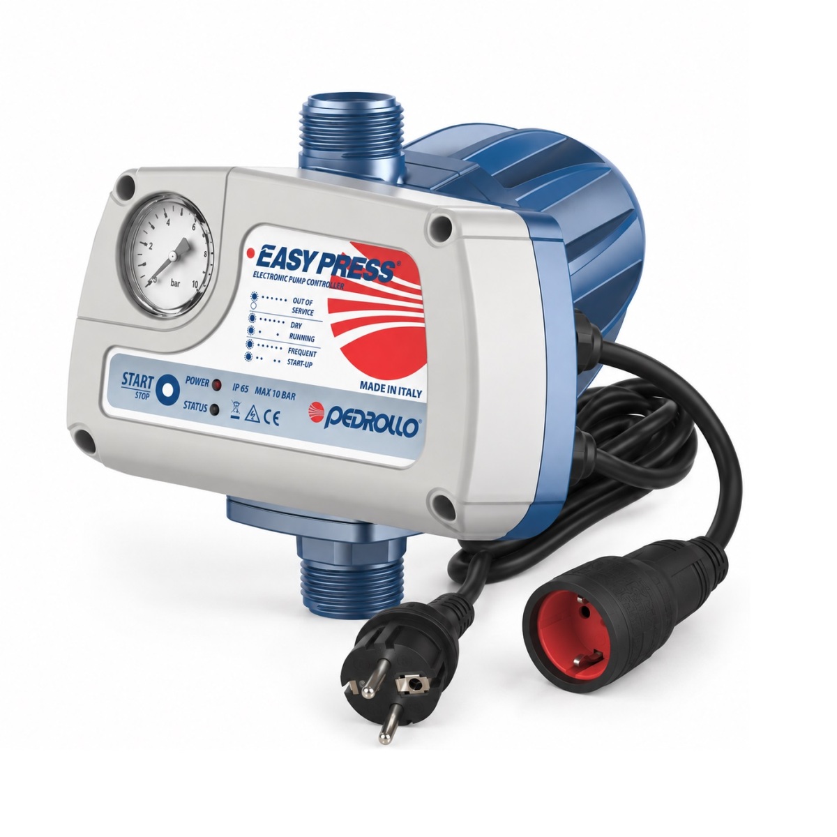 Prietokový spínač Pedrollo EASYPRESS s káblom, štart 2,2 bar/16A - 1,5 kW