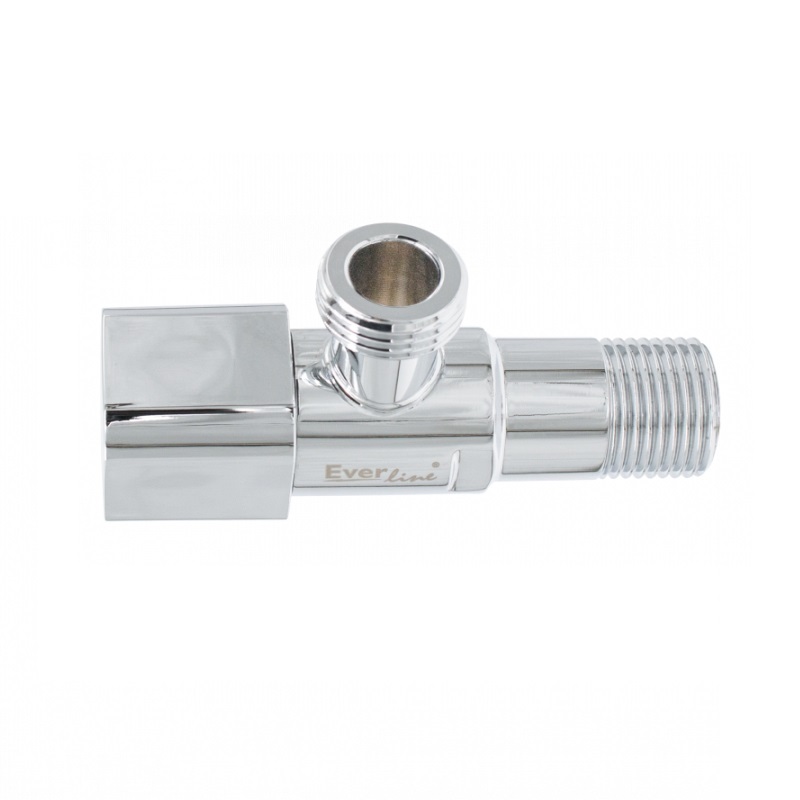 Rohový ventil INOX s keramickou vložkou 1/2x3/8" HRANATÝ