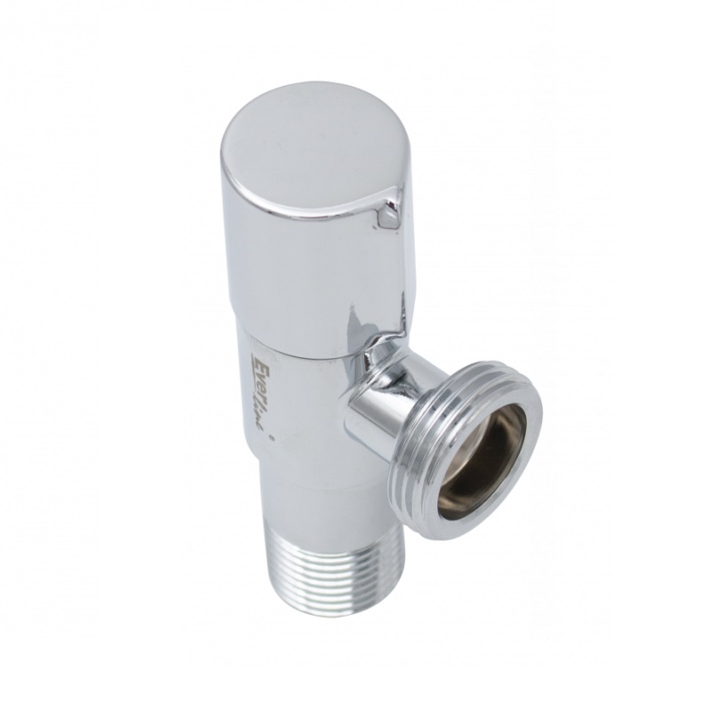 Práčkový rohový ventil INOX s keramickou vložkou 1/2x3/4" MODERN