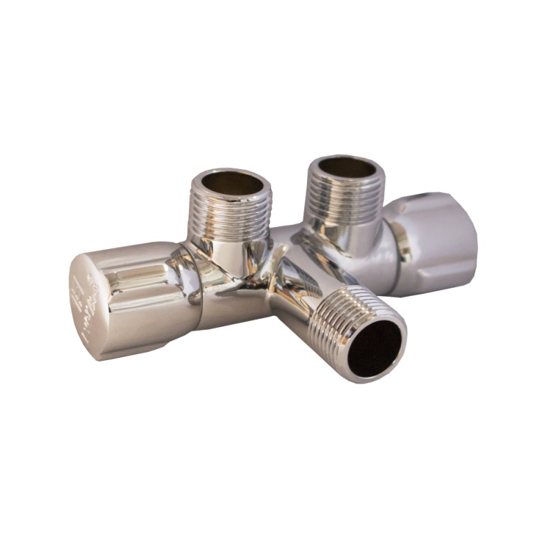 Rohový dvojventil s keramickou vložkou 1/2"-1/2"