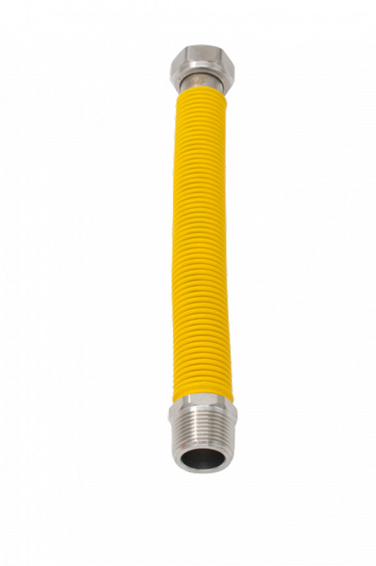 Roztiahnuteľná INOX flexi hadica na plyn pre pripojenie kotla 3/4" MF x 220-440mm