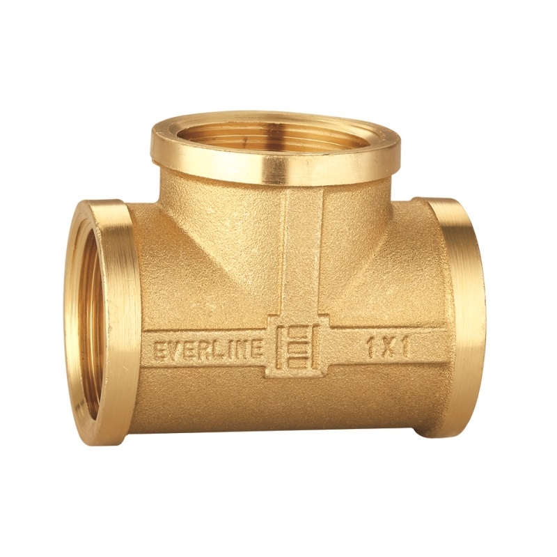 Mosadzný T-kus 3x6/4" (vnút. závit) - PN10