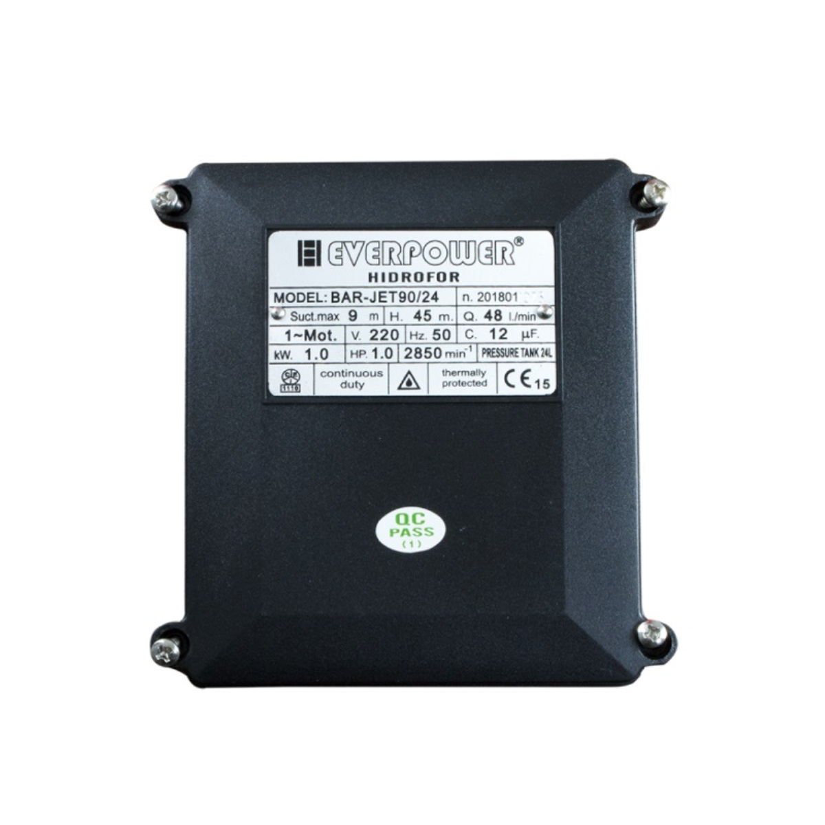 Domáca vodáreň Everpower BAR-JET90/24, 1,0 kW, 24 l