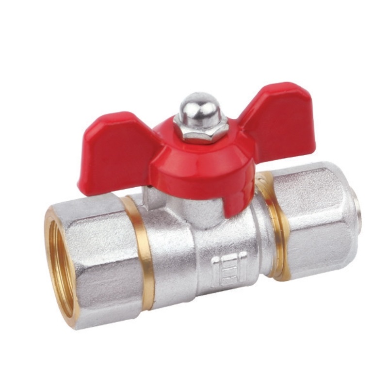 Skrutkovací guľový ventil 20x3/4" F - rozoberateľný