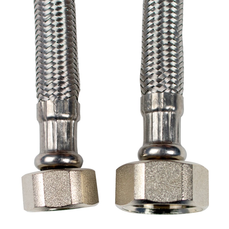 Flexibilná pripojovacia hadica inox 1/2-3/8" 80cm FF