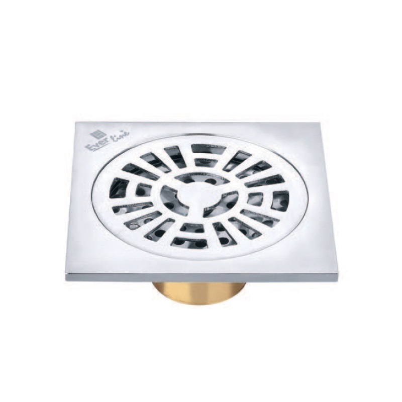 Podlahová vpusť Inox s mosadzným ventilom 100x100