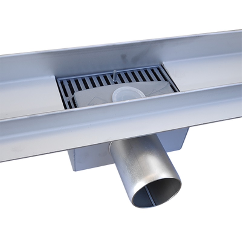 Lineárny sprchový žľab 400mm x 70mm CLASIC, nerezové teleso a rošt