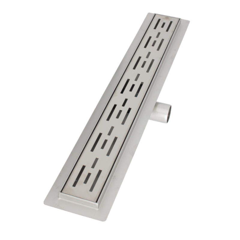 Lineárny sprchový žľab 800mm x 70mm CLASIC, nerezové teleso a rošt