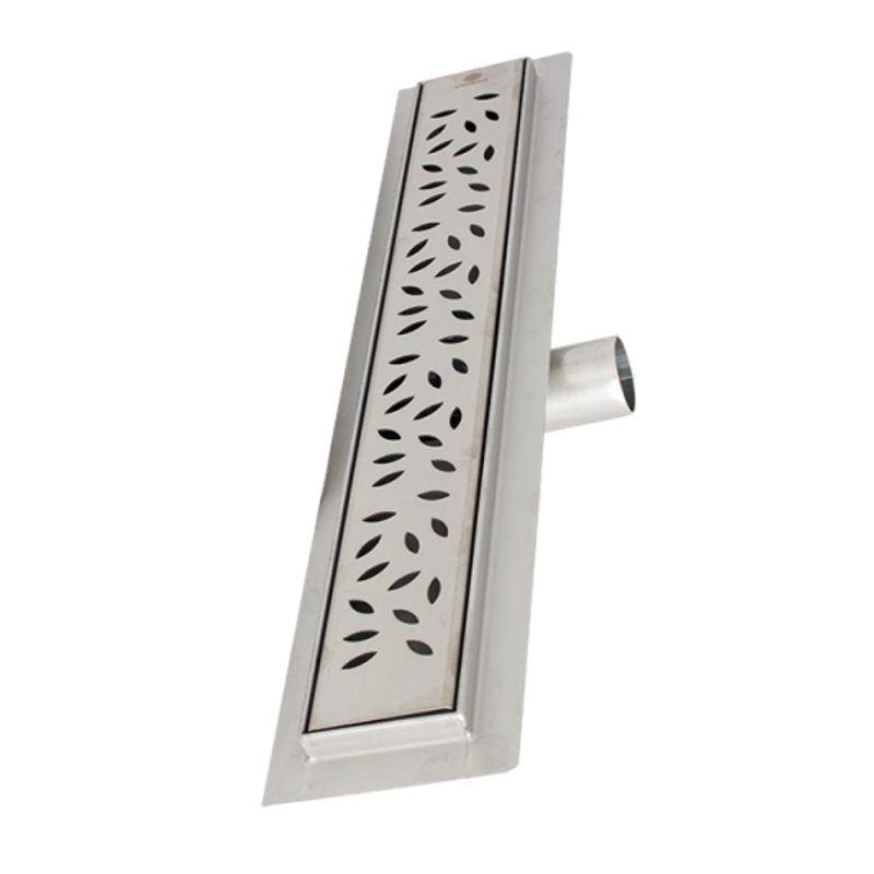Lineárny sprchový žľab 700mm x 70mm STYLISH, nerezové teleso a rošt