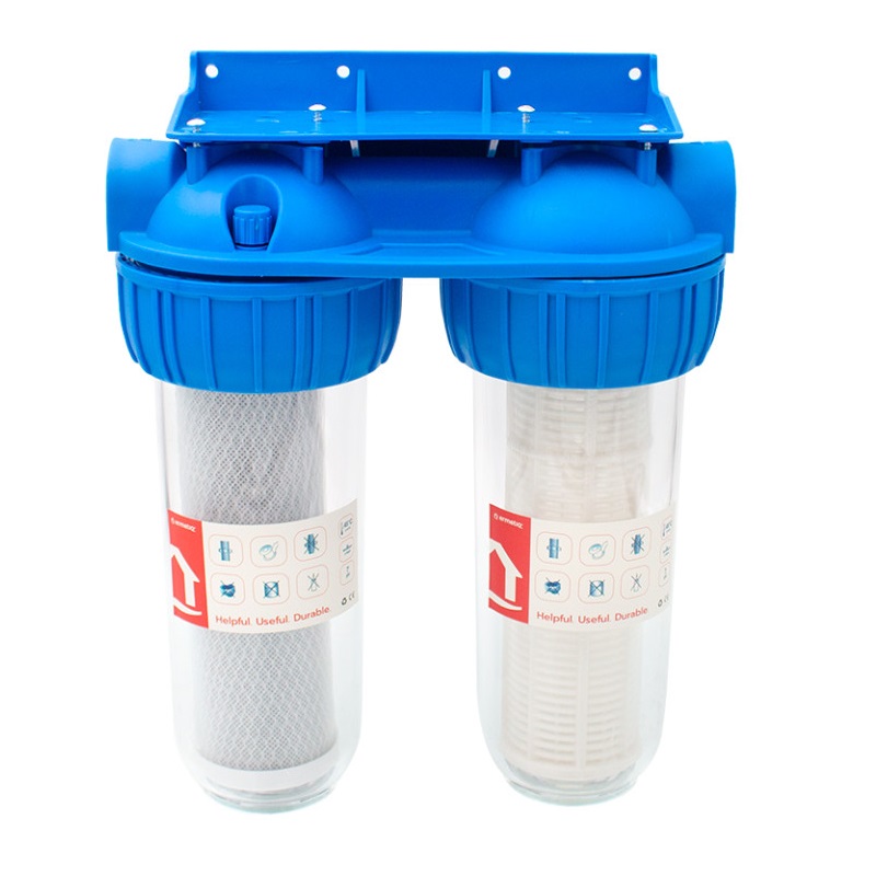 Dvojitý filter 10" Everline EWY-2F34/10 s vložkami - 3/4"