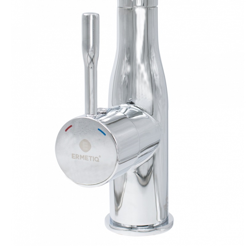Drezová batéria 90° INOX výtok, 35-ka vložka