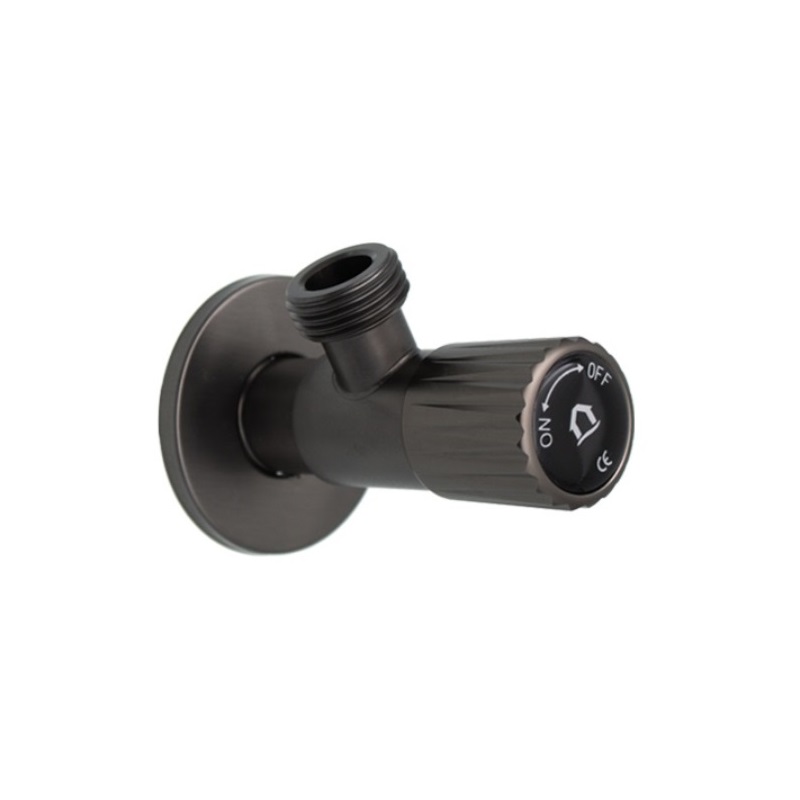 Rohový ventil INOX s keramickou vložkou 1/2x3/8" MATTE
