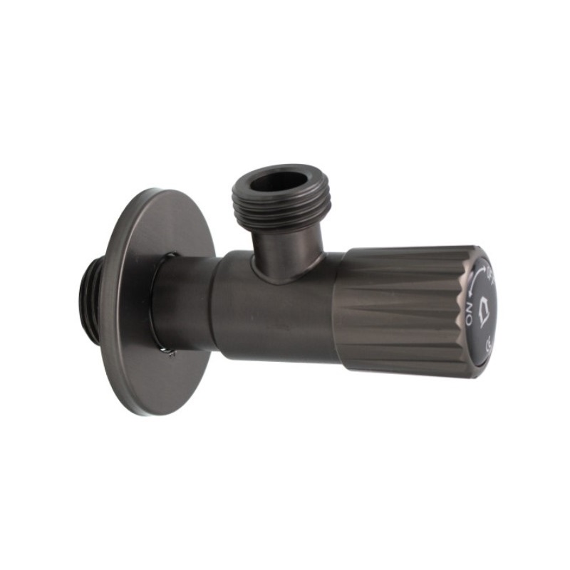 Rohový ventil INOX s keramickou vložkou 1/2" MATTE