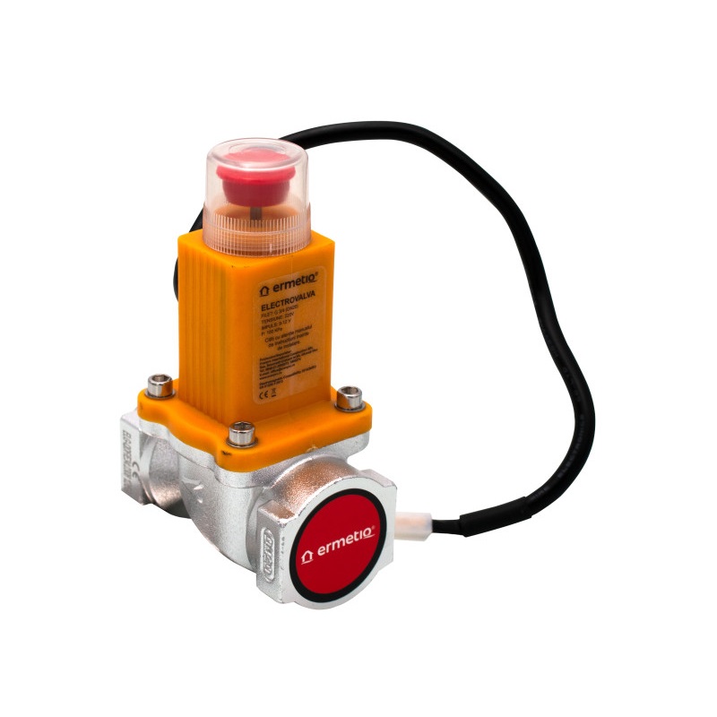 Detektor plynu 220V s elektroventilom 3/4" zemný plyn a LPG