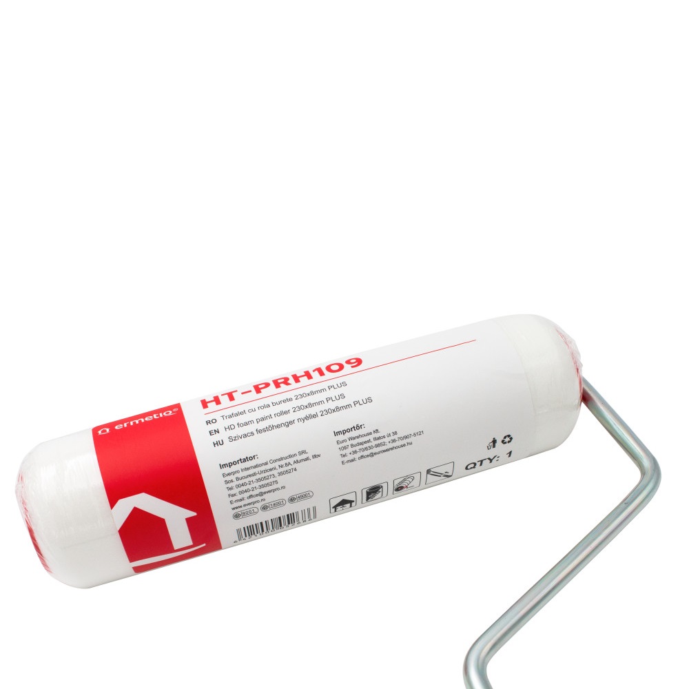 Maliarsky valček penový s držiakom 230 x 8 mm PLUS