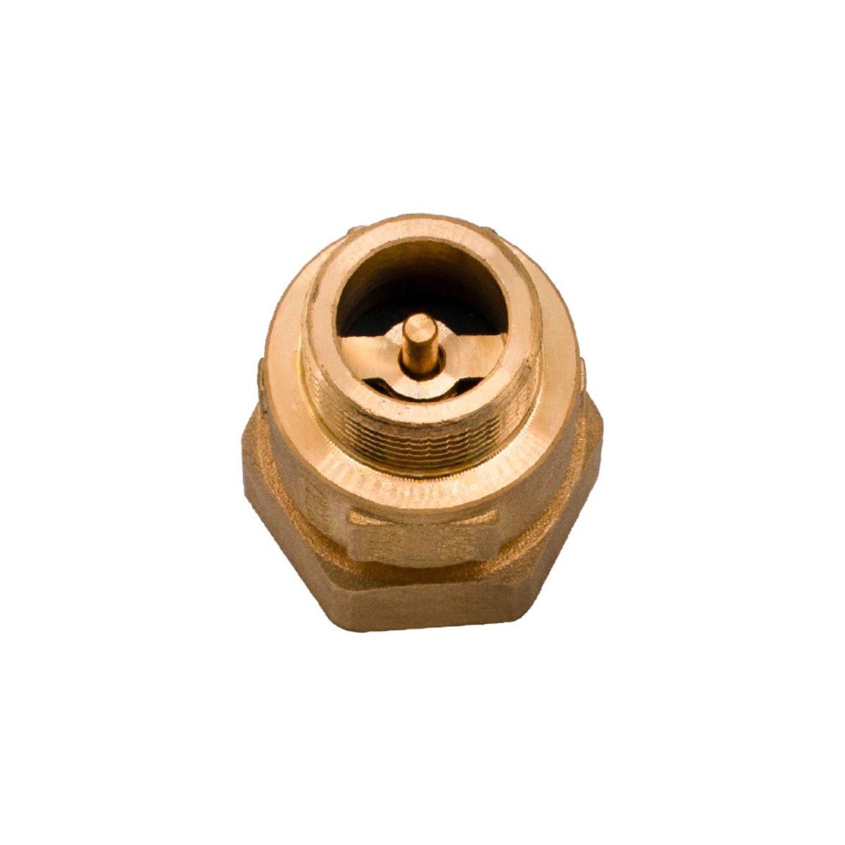 Mosadzné šróbenie k vodomeru so spätnou klapkou 1/2"x3/4" - PN10