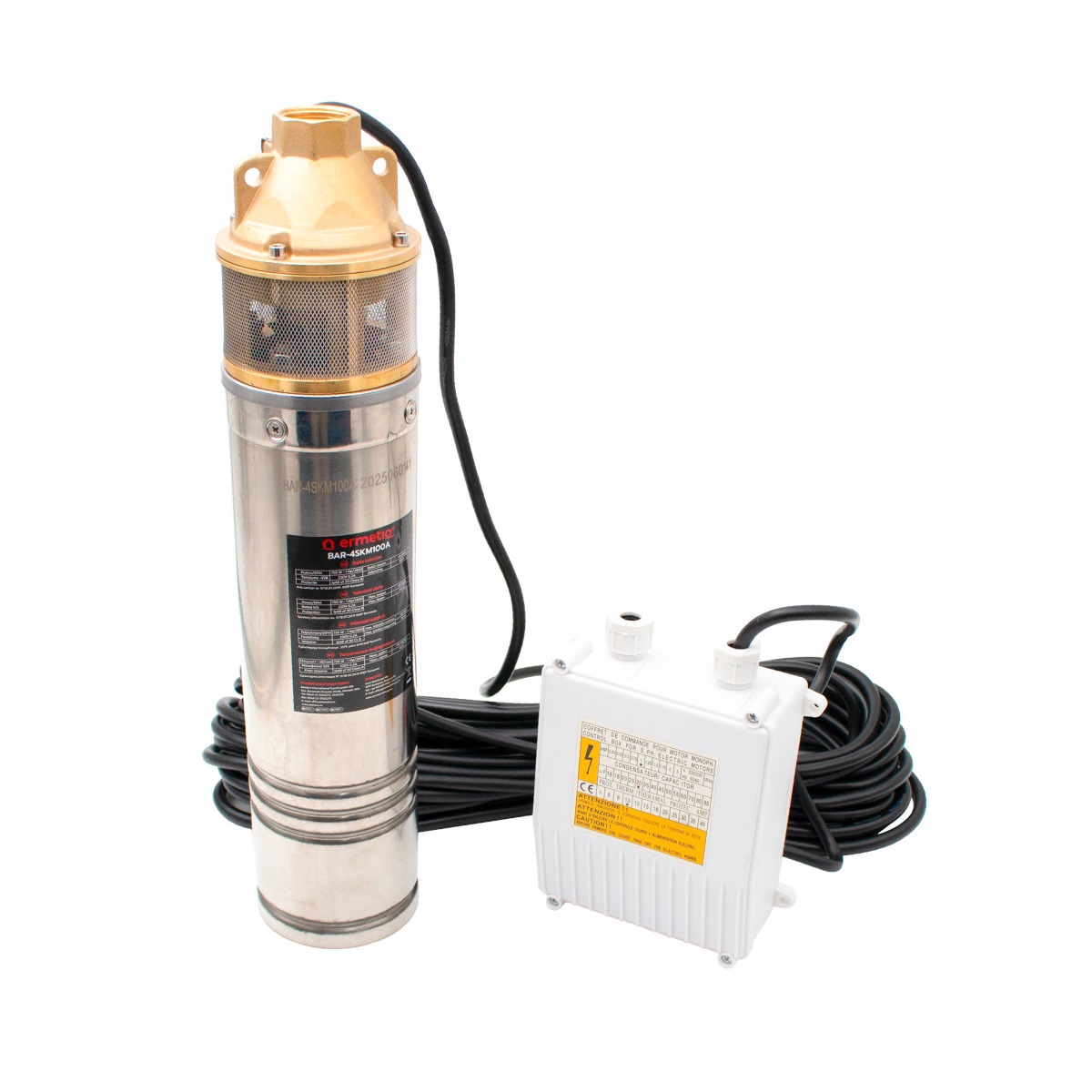 Ponorné čerpadlo Everpower BAR-4SKM150A, 4″, 1,1 kW